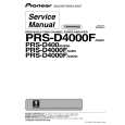 PIONEER PRS-D4000F Instrukcja Serwisowa