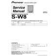 PIONEER S-W8/WLXTW/E Instrukcja Serwisowa
