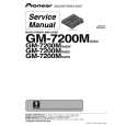 PIONEER GM-7200M/XU/EW5 Instrukcja Serwisowa