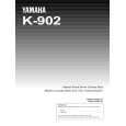 YAMAHA K-902 Manual de Usuario