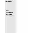 SHARP UX-BA55 Manual de Usuario