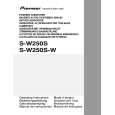 PIONEER S-W250S-W/MYSXTW5 Manual de Usuario