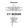 PIONEER CT-W208R/HYXJ7 Instrukcja Obsługi