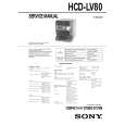 SONY HCD-LV80 Manual de Servicio
