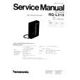 PANASONIC RQ-L315 Manual de Servicio