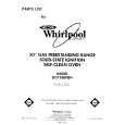 WHIRLPOOL SF375BEPW4 Catálogo de piezas