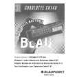 BLAUPUNKT CHARLOTTE CR148 Manual de Usuario