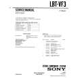 SONY LBTVF3 Manual de Servicio