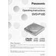 PANASONIC DVDP10D Manual de Usuario