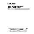 BOSS TU-50 Manual de Usuario