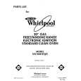 WHIRLPOOL SF3100EWW0 Catálogo de piezas