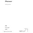 PIONEER BDP-LX71/WV5 Manual de Usuario