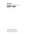 SONY DEP-100 Manual de Servicio