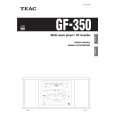 TEAC GF-350 Manual de Usuario