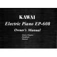 KAWAI EP608 Manual de Usuario