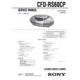 SONY CFD-RS60CP Manual de Servicio