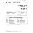SHARP CD-C411H Catálogo de piezas