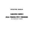 MICRO SEIKI RY-1500DV Manual de Usuario