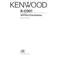 KENWOOD K-CD01 Manual de Usuario