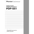 PIONEER PDP-S51/XZC/E5 Instrukcja Obsługi