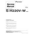 PIONEER S-H220V-W/XDCN Manual de Servicio