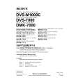 SONY DVS-7200A Manual de Servicio