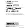 PIONEER DEH-P760MPXN Instrukcja Serwisowa