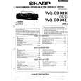 SHARP WQCD30EBK Manual de Servicio