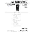 SONY SSX70ED Manual de Servicio