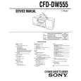 SONY CFDDW555 Manual de Servicio