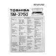 TOSHIBA SM-3750 Manual de Servicio