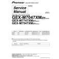 PIONEER GEX-M7047XM Manual de Servicio