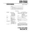 SONY CFD-255S Manual de Servicio